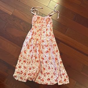 POUPETTE ST BARTH - Girls’ Floral Dress with Removable Straps